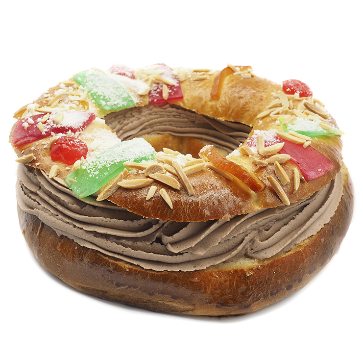 Roscón  de reyes relleno de trufa  